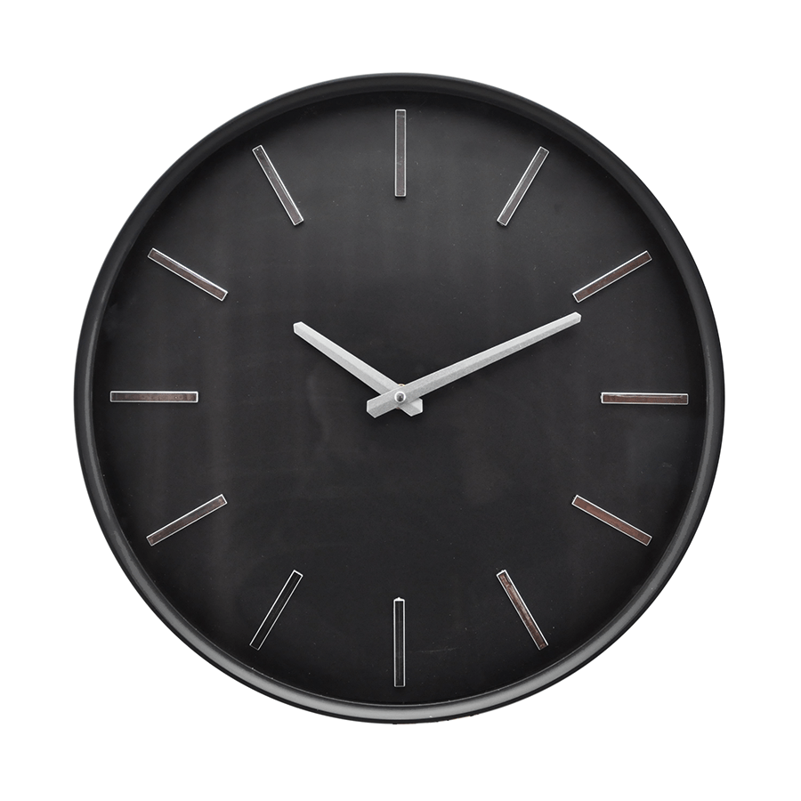 Ernik Black Wall Clock Ernik Black Wall Clock Mandaue Foam