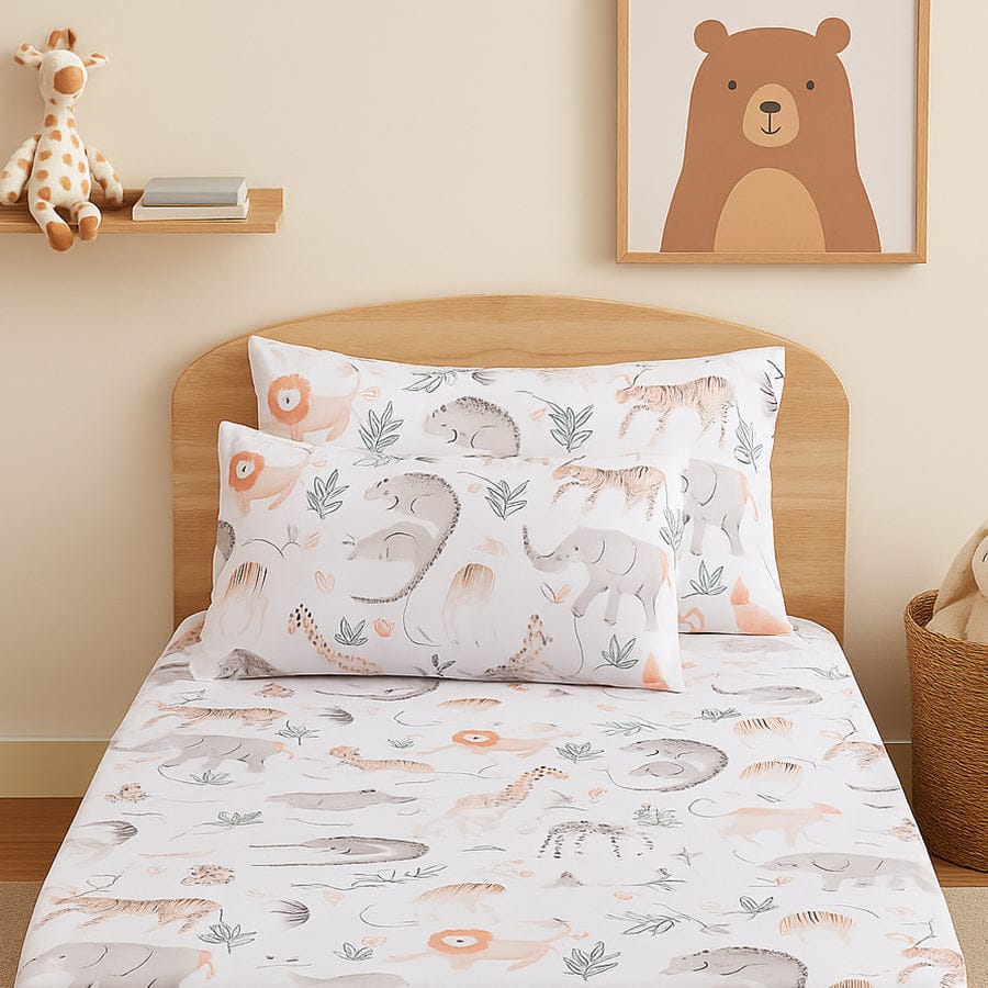 Evie Printed Kids 3pc Twin Sheet Set