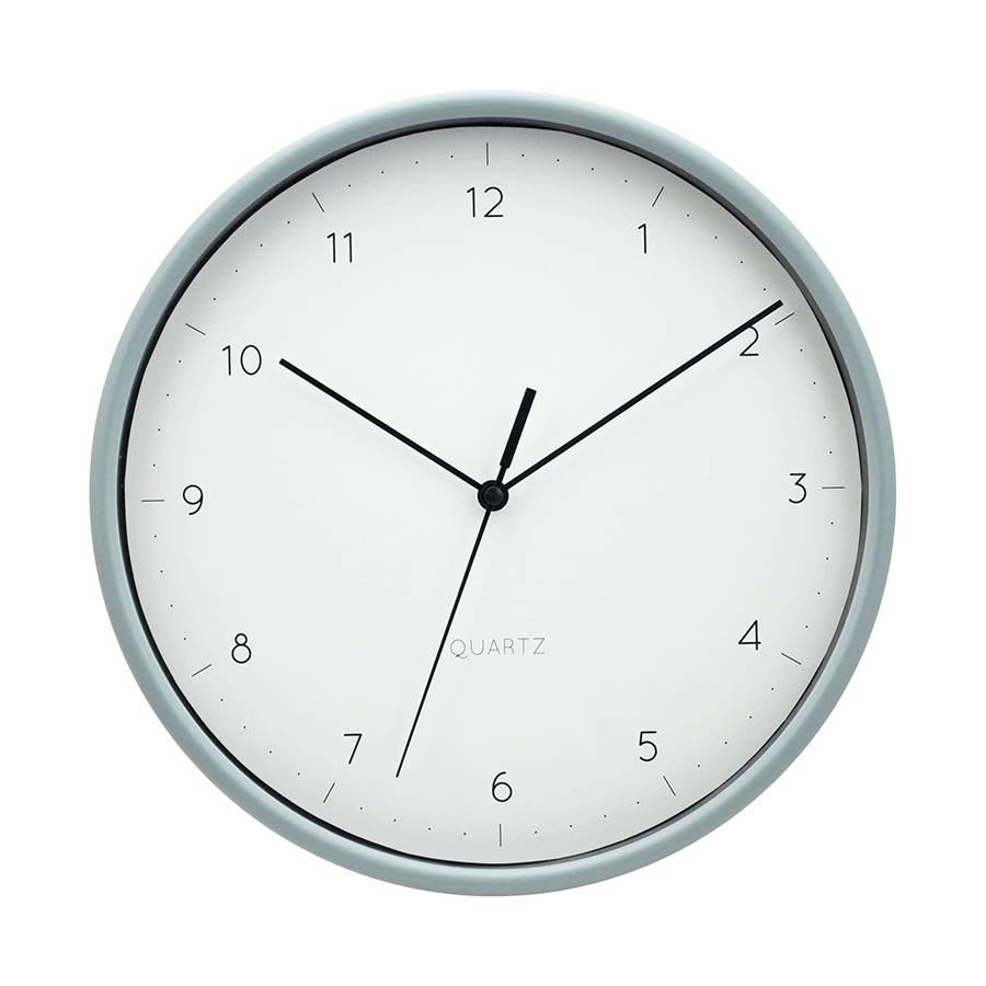 Evin Grey Wall Clock Evin Grey Wall Clock Mandaue Foam