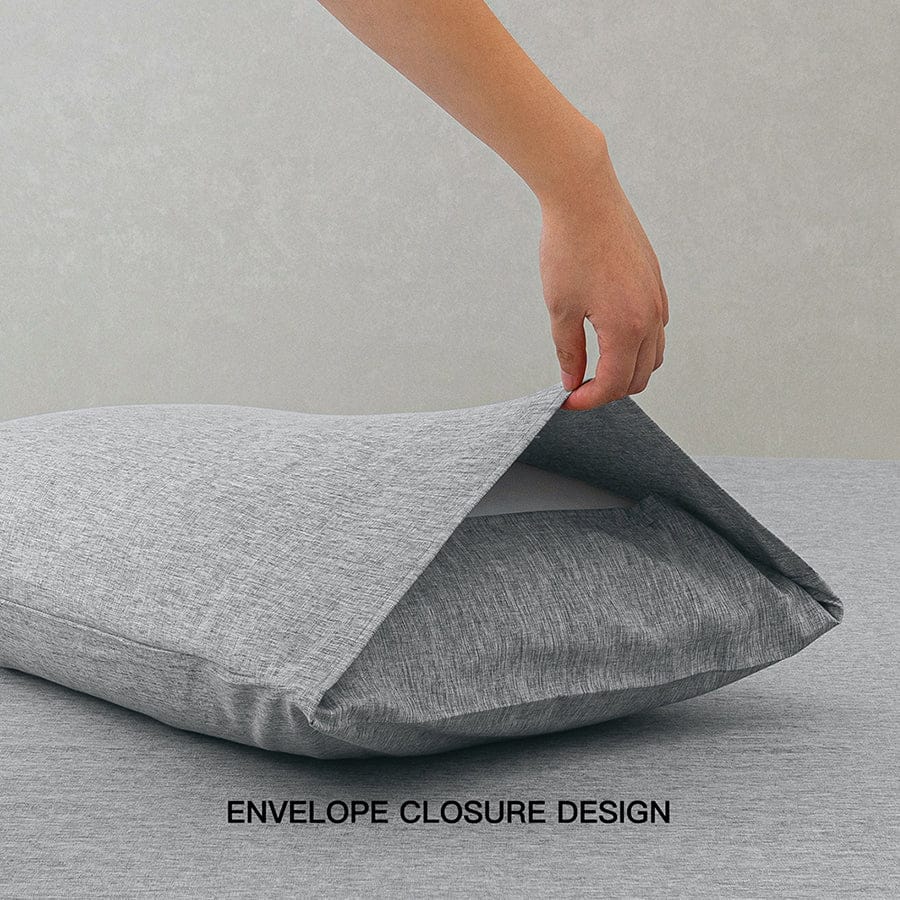 Faux Linen Slate Gray 4pc Sheet Set