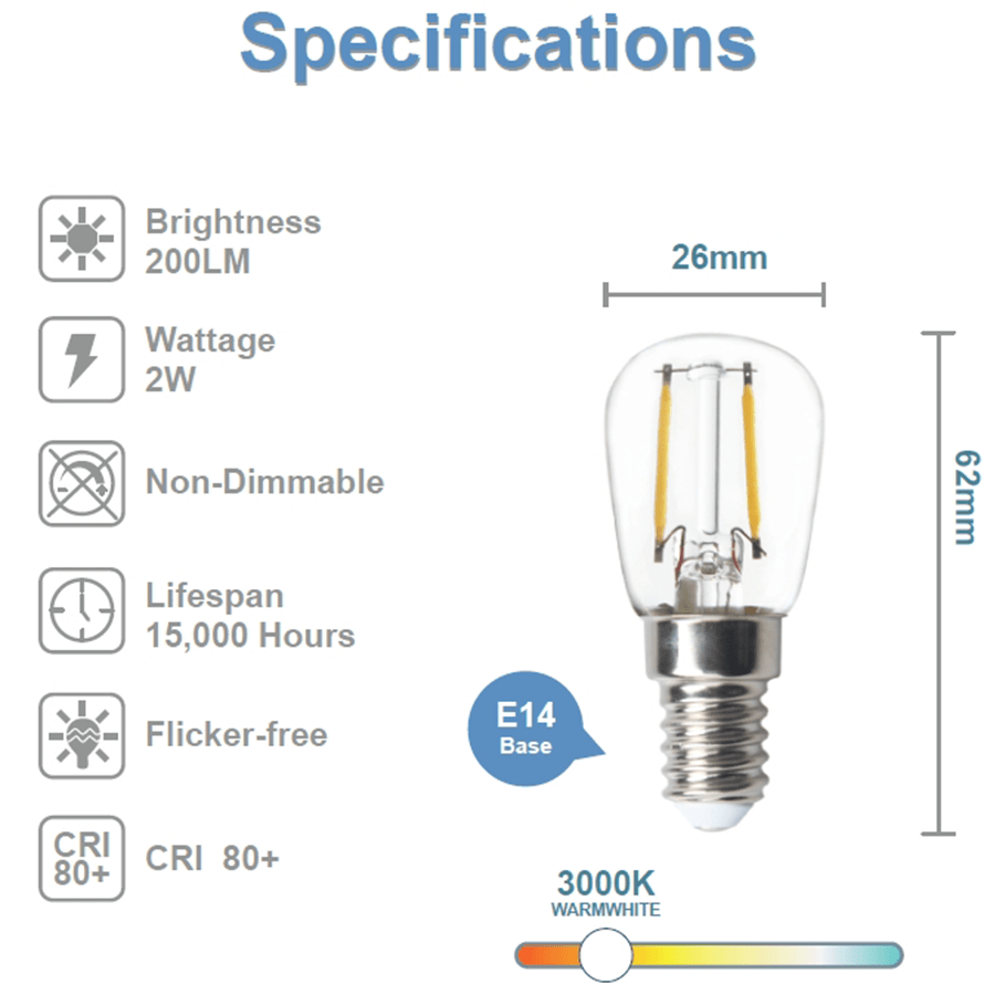 Filament Bullet Bulb Warmwhite 2W Filament Bullet Bulb Warmwhite 2W Mandaue Foam