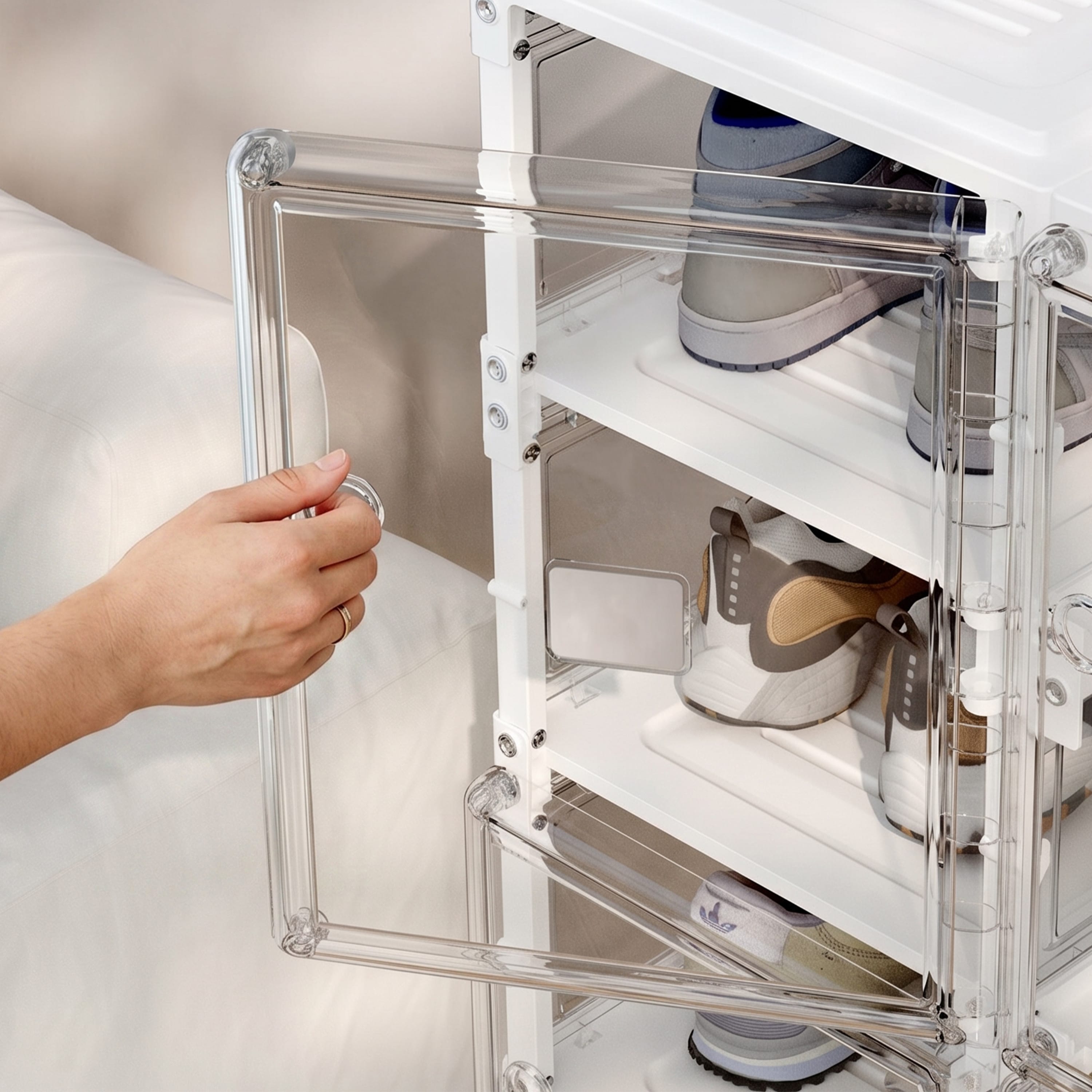 Flavian 6 Layer 6 Box Shoe Organizer