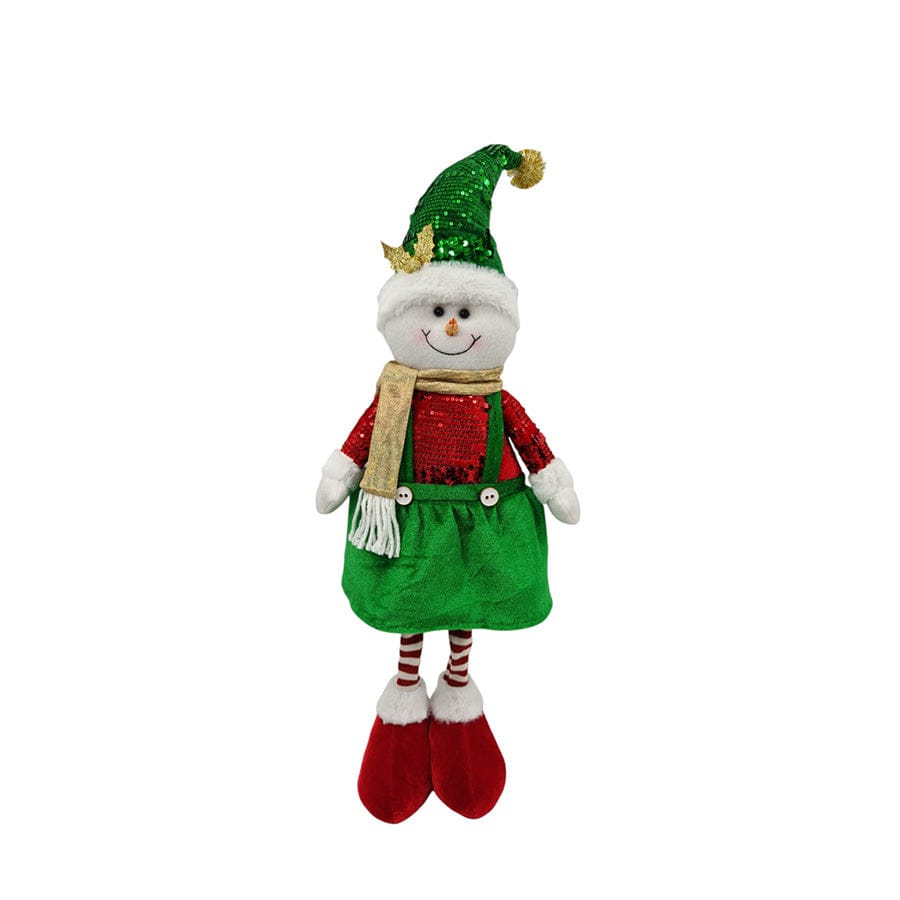 Fluffy Flexible Snowman 69cm