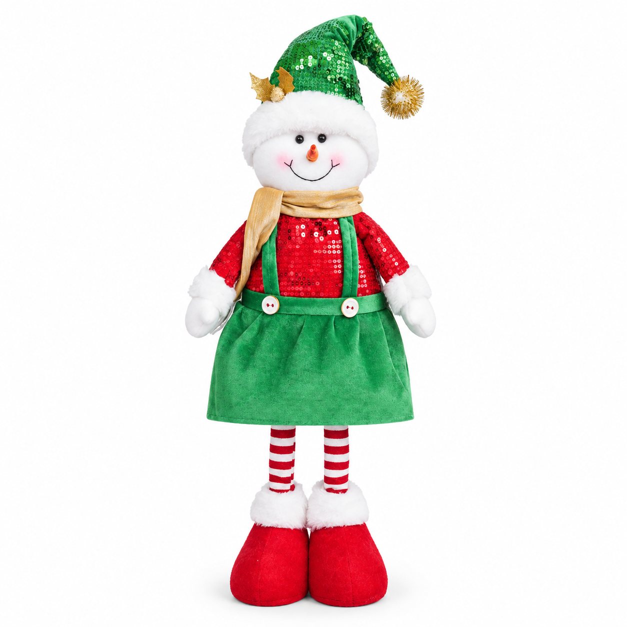 Fluffy Flexible Snowman 69cm