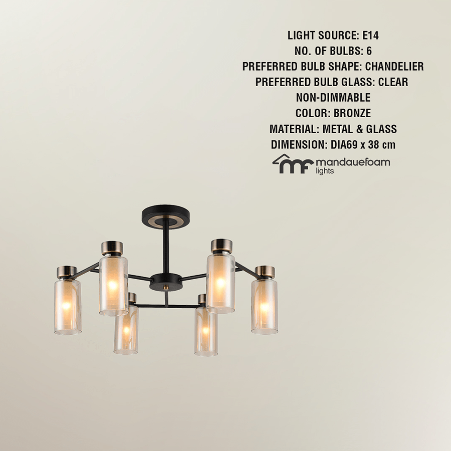 Flush Mount Light - 6 Shades Flush Mount Light - 6 Shades Mandaue Foam