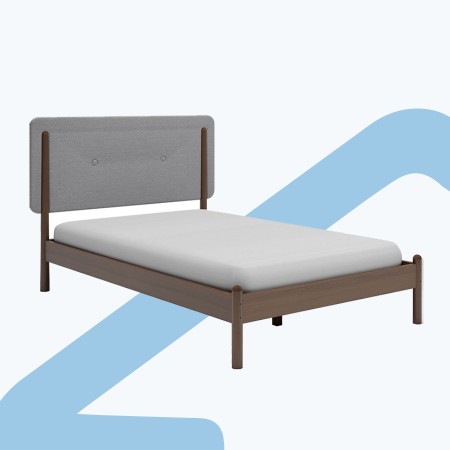 MORE FRIDA OPTIONS Frida 54x75" Bed - Walnut Brown Frida 54x75" Bed - Walnut Brown Mandaue Foam