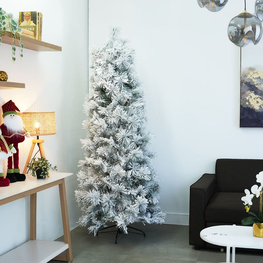 Frosted Scotch Pine Tree 7ft