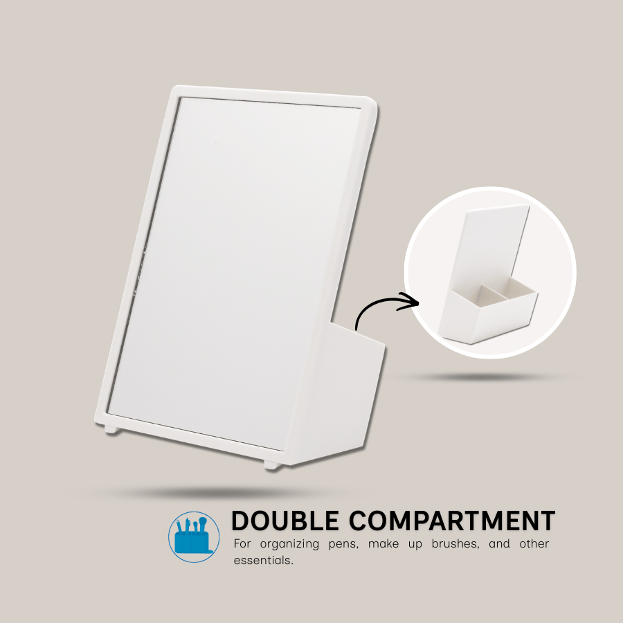 Gal Table Mirror with Organizer