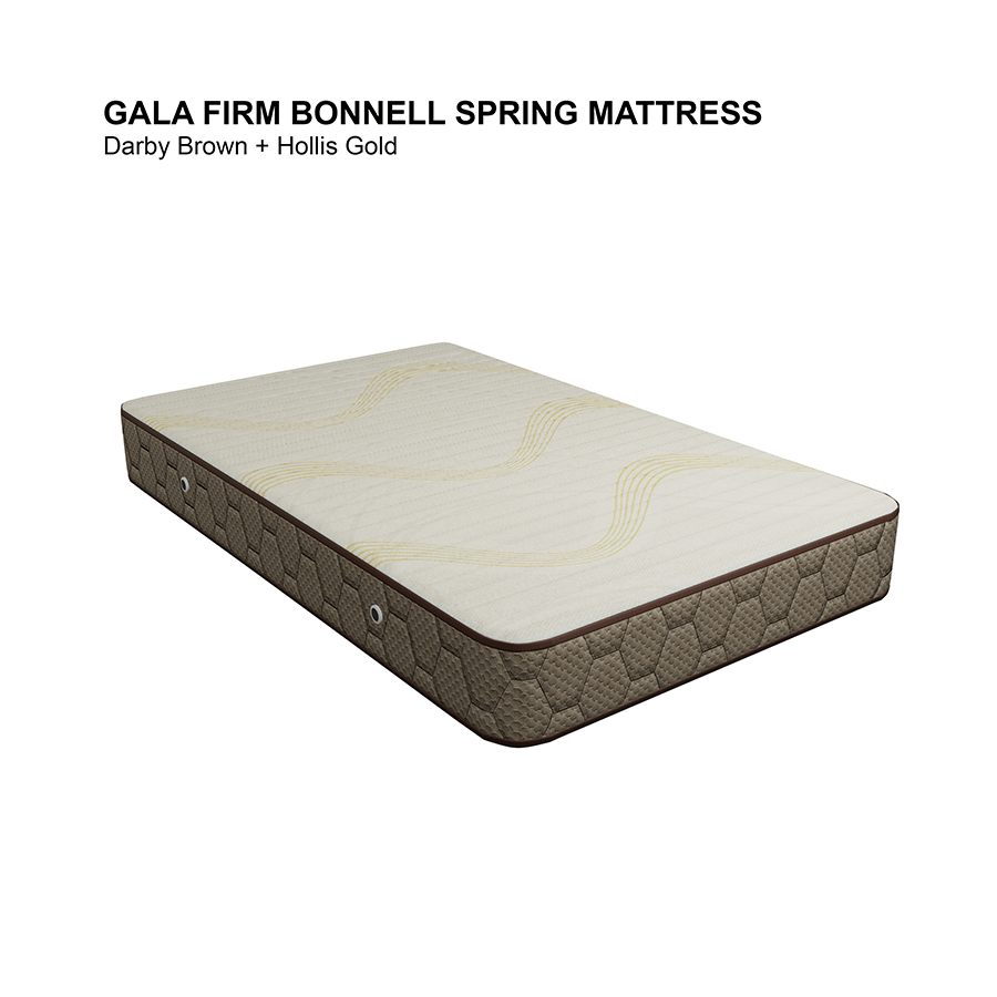 MORE GALA FIRM OPTIONS Gala Firm Spring Mattress Gala Firm Spring Mattress Darby Brown+Hollis Gold / Single 36x75  inches Mandaue Foam