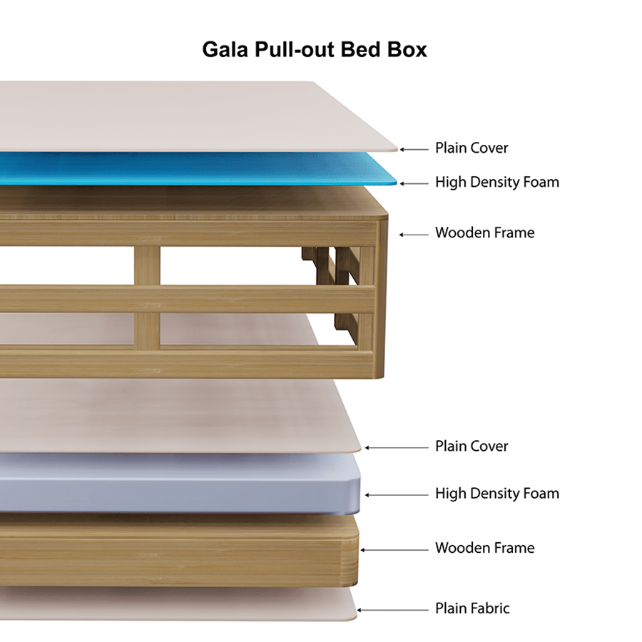 Gala Pull-Out Bed Box Gala Pull-Out Bed Box Mandaue Foam