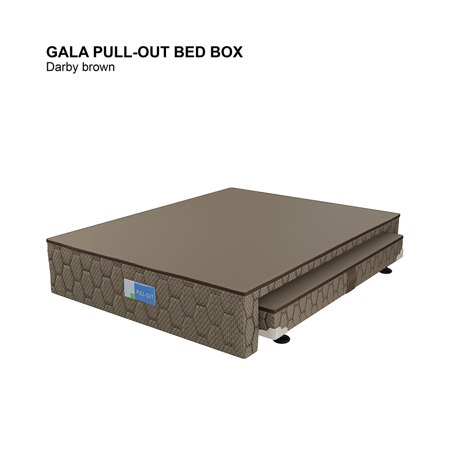 Gala Pull-Out Bed Box Gala Pull-Out Bed Box Darby Brown / Double 54x75 inches Mandaue Foam