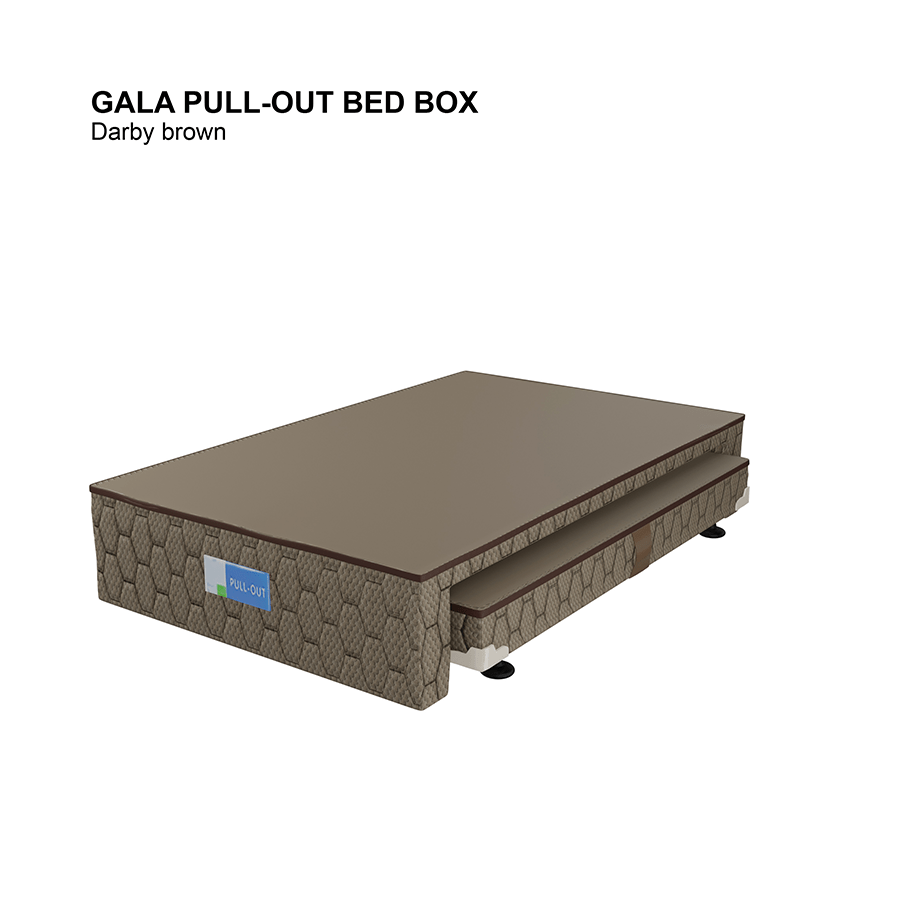 Gala Pull-Out Bed Box Gala Pull-Out Bed Box Darby Brown / Twin 39x75 inches Mandaue Foam