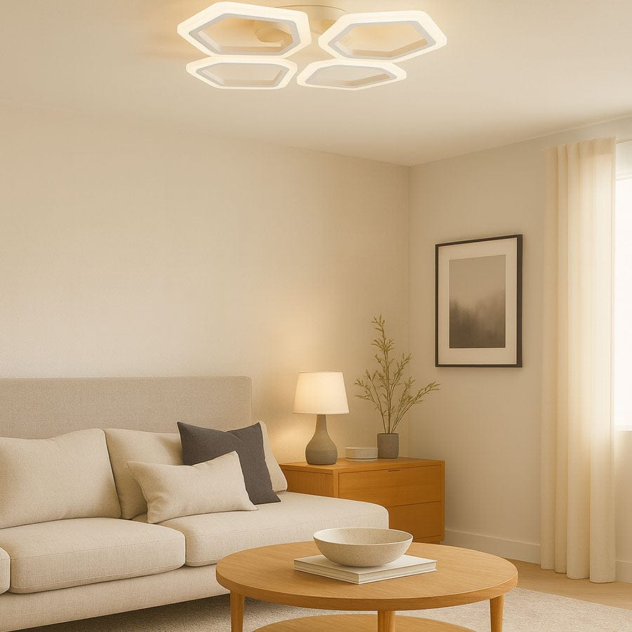 Gavrel LED Semi-Flushmount - Tricolor