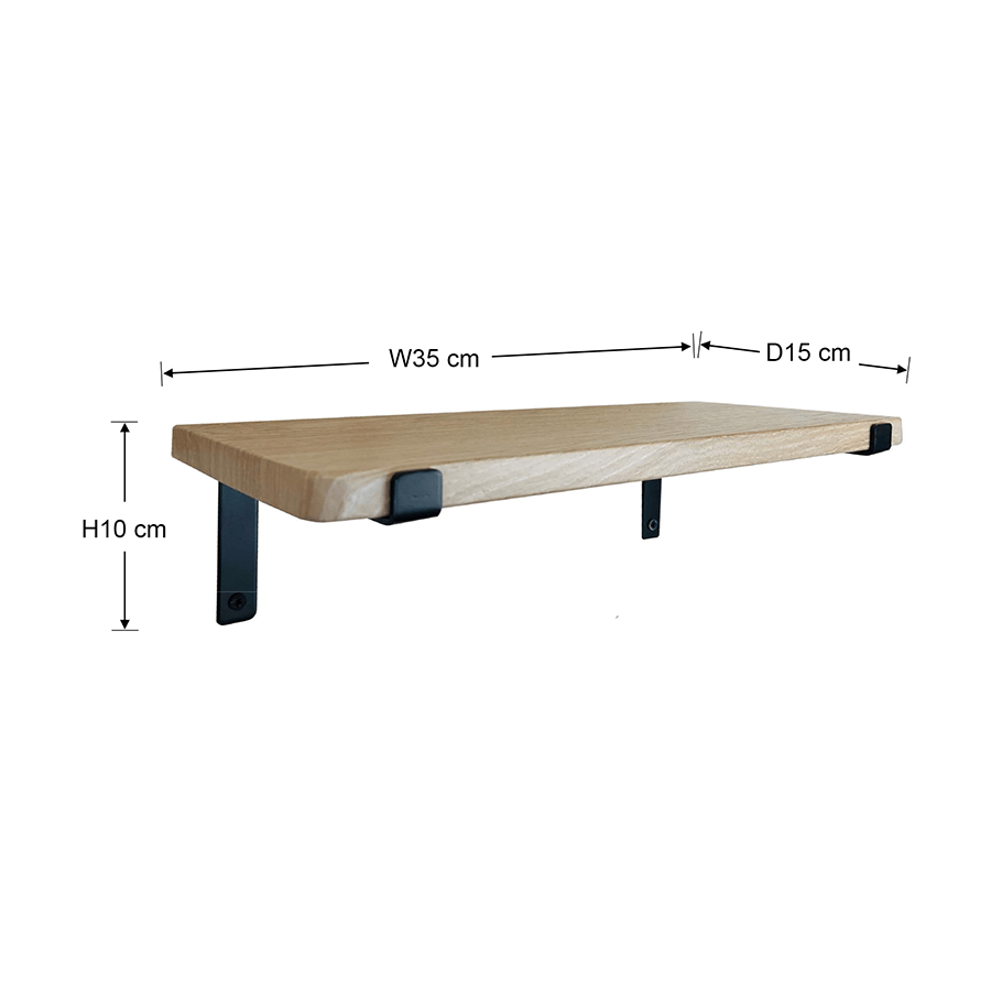 MORE GENIUS OPTIONS Genius Wall Shelf - 35x15x10 cm Genius Wall Shelf - 35x15x10 cm Oak Mandaue Foam