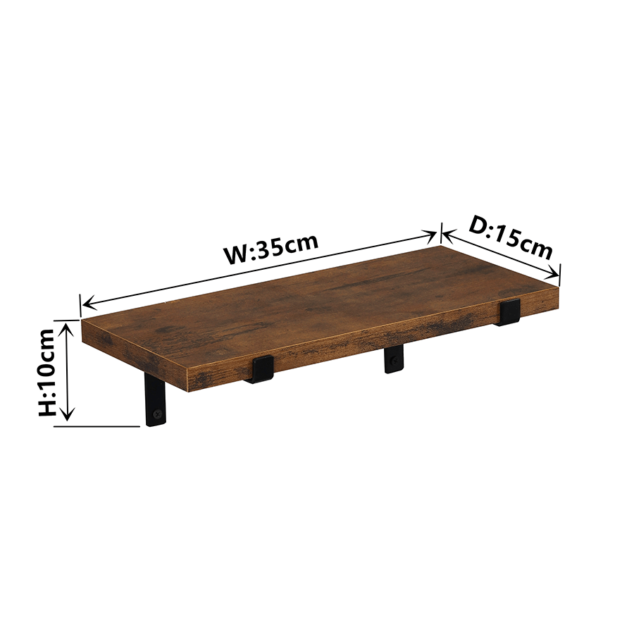 MORE GENIUS OPTIONS Genius Wall Shelf - 35x15x10 cm Genius Wall Shelf - 35x15x10 cm Oak Mandaue Foam
