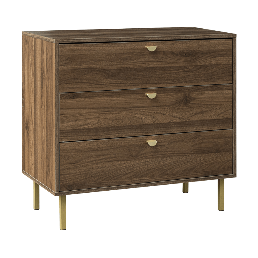 MORE GEORGINE OPTIONS Georgine 3 Chest of Drawer Georgine 3 Chest of Drawer Walnut Mandaue Foam