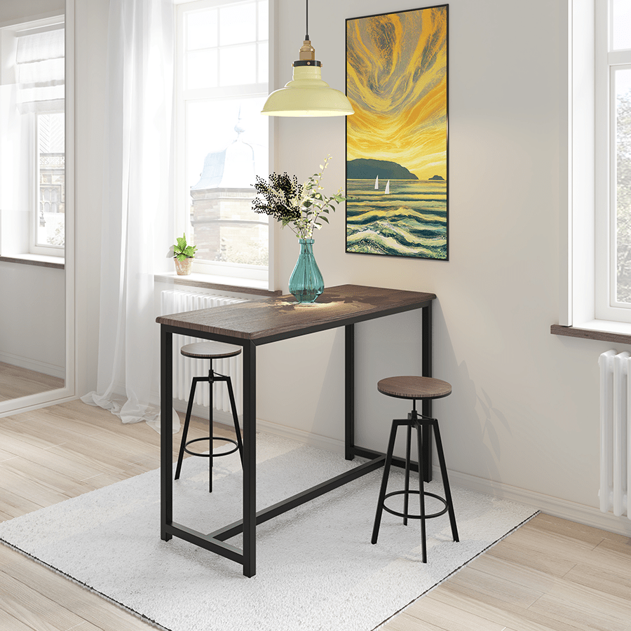 Gerik Bar Table Gerik Bar Table Walnut Mandaue Foam