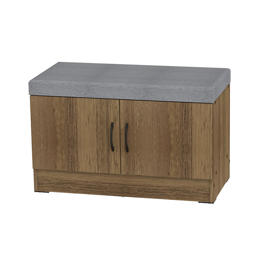 Gerry 2 Door Shoe Bench Gerry 2 Door Shoe Bench Walnut Mandaue Foam