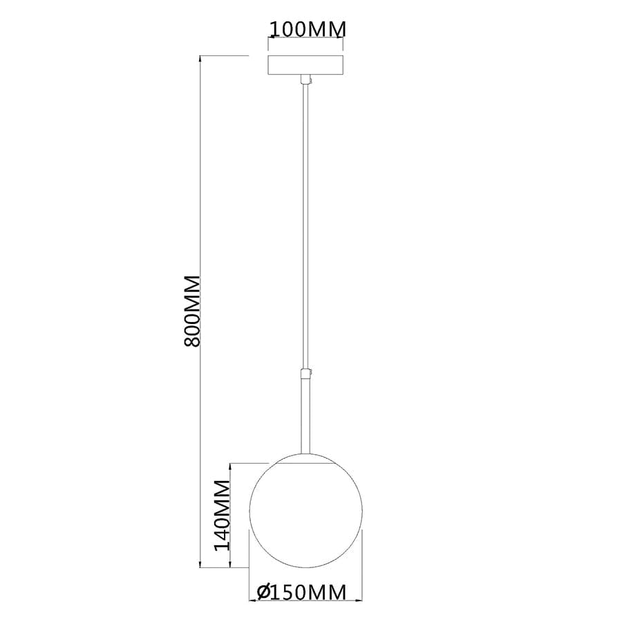 Giora Smoky Glass Pendant Light