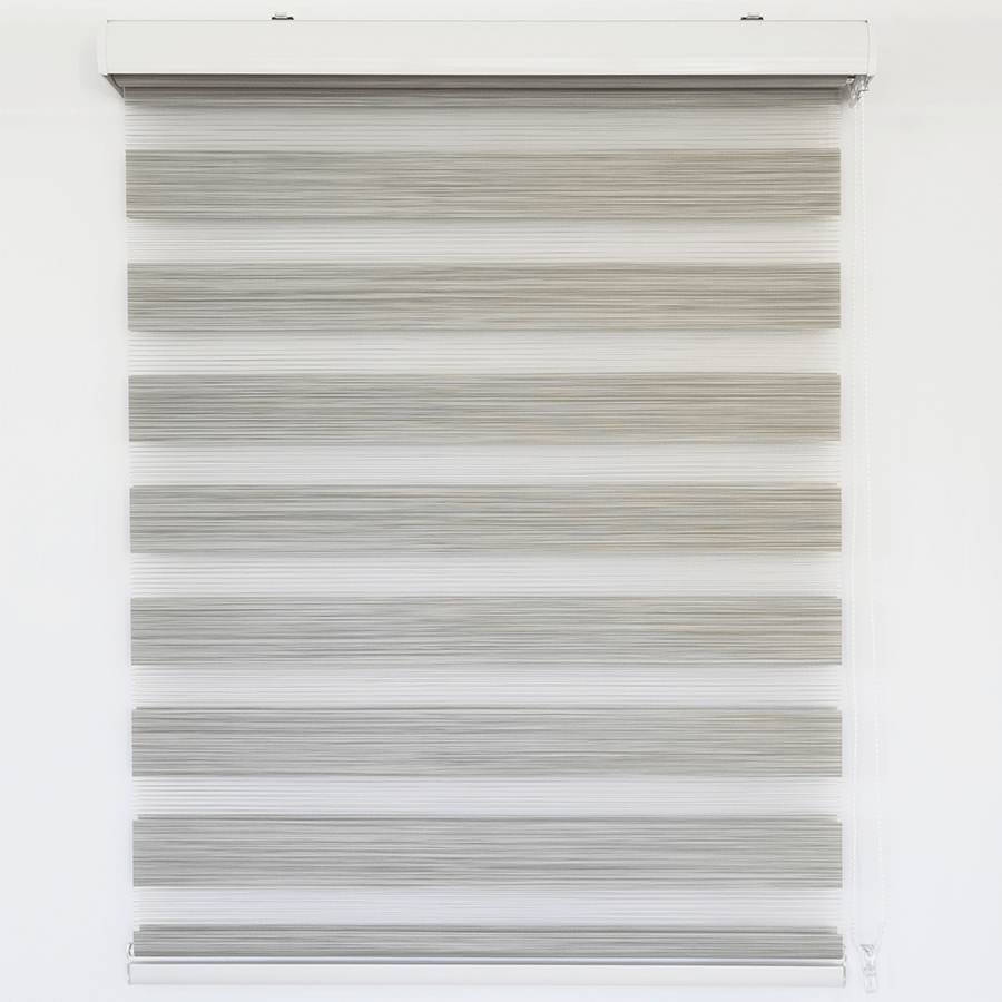 Grey Linen Zebra Semi-Blackout Blinds Grey Linen Zebra Semi-Blackout Blinds Mandaue Foam