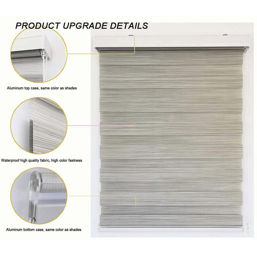 Grey Linen Zebra Semi-Blackout Blinds Grey Linen Zebra Semi-Blackout Blinds Mandaue Foam