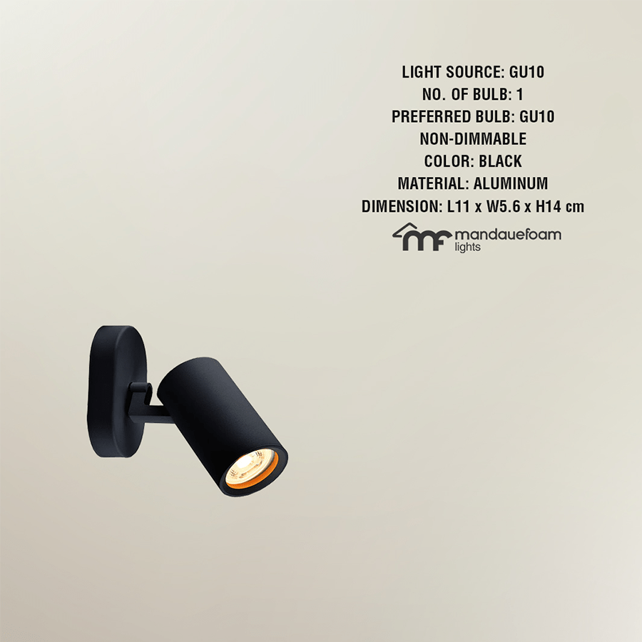 MORE HAKE OPTIONS Hake 1-light Spotlight Hake 1-light Spotlight Black Mandaue Foam