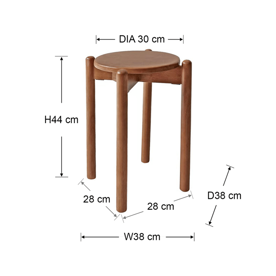 Hana Wooden Stool Hana Wooden Stool Mandaue Foam