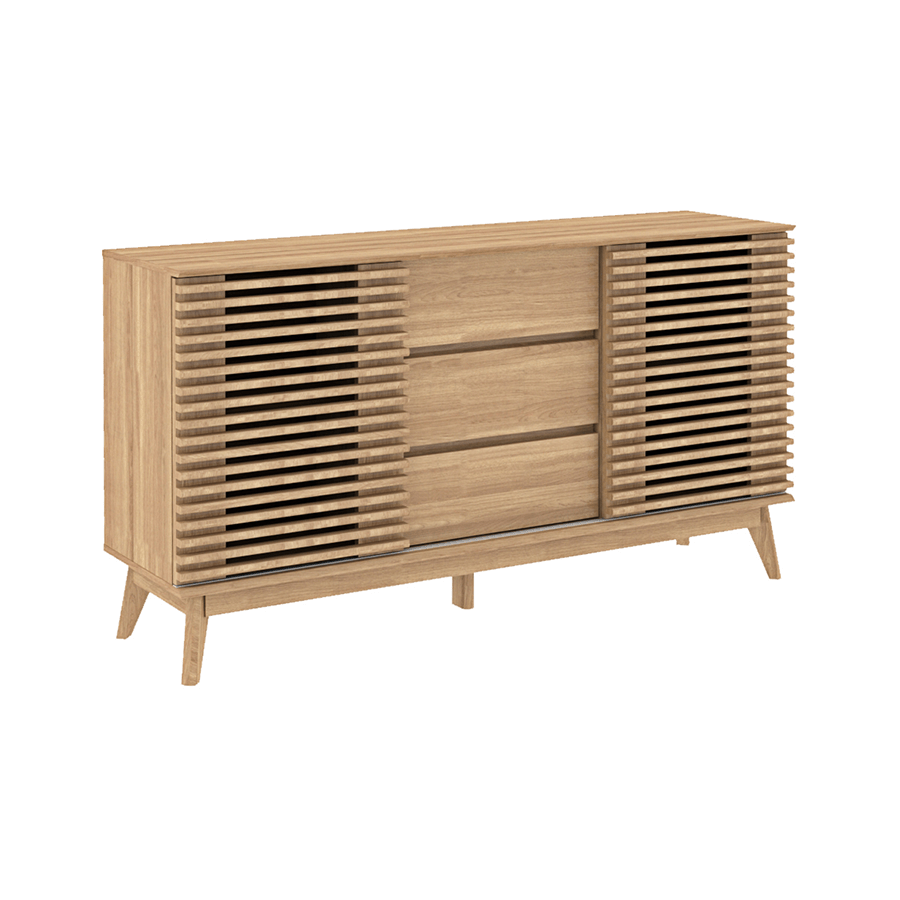 MORE HARU OPTIONS Haru Large Buffet Cabinet Haru Large Buffet Cabinet Oak Mandaue Foam