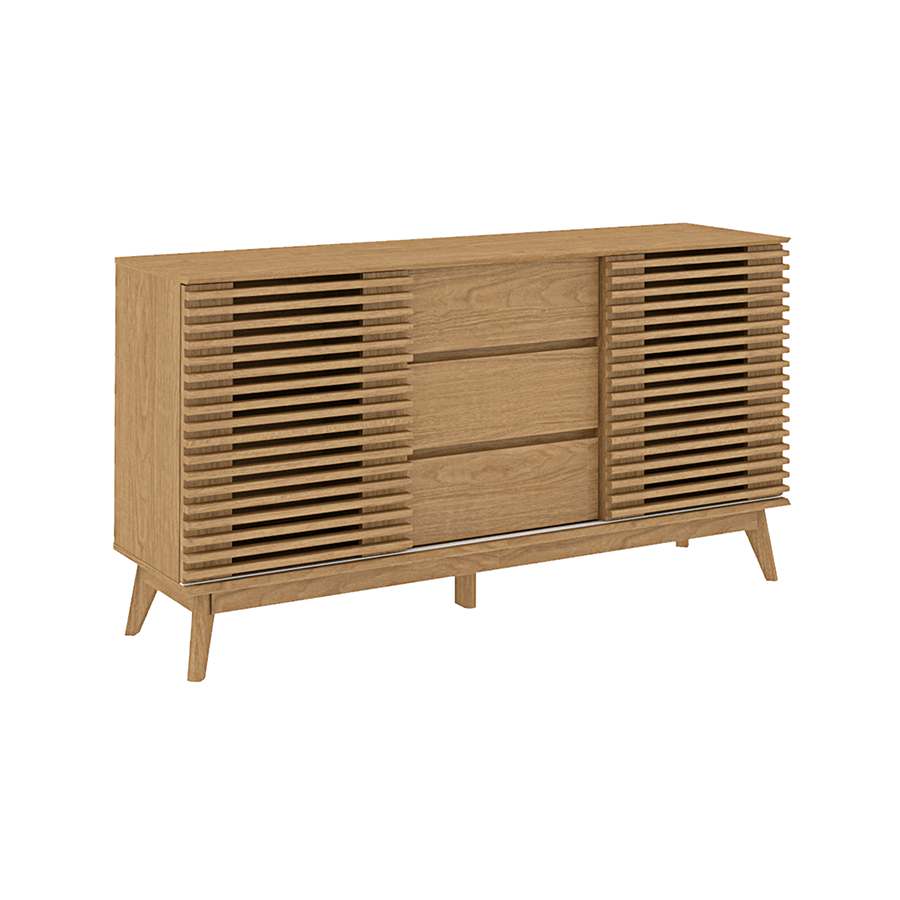 MORE HARU OPTIONS Haru Large Buffet Cabinet Haru Large Buffet Cabinet Summer Oak Mandaue Foam