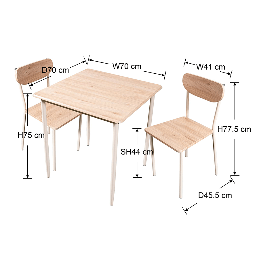 Howard 2 Seater Dining Set