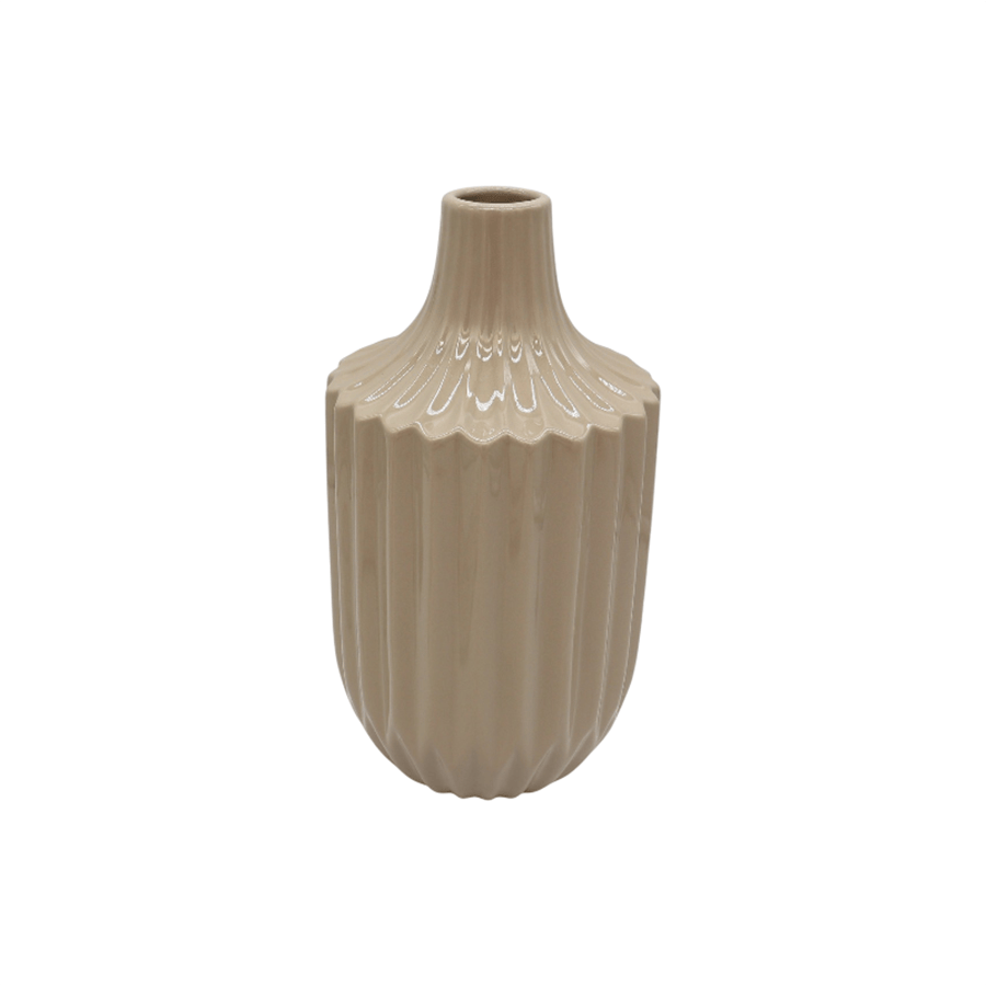 Howard Ribbed Ceramic Vase