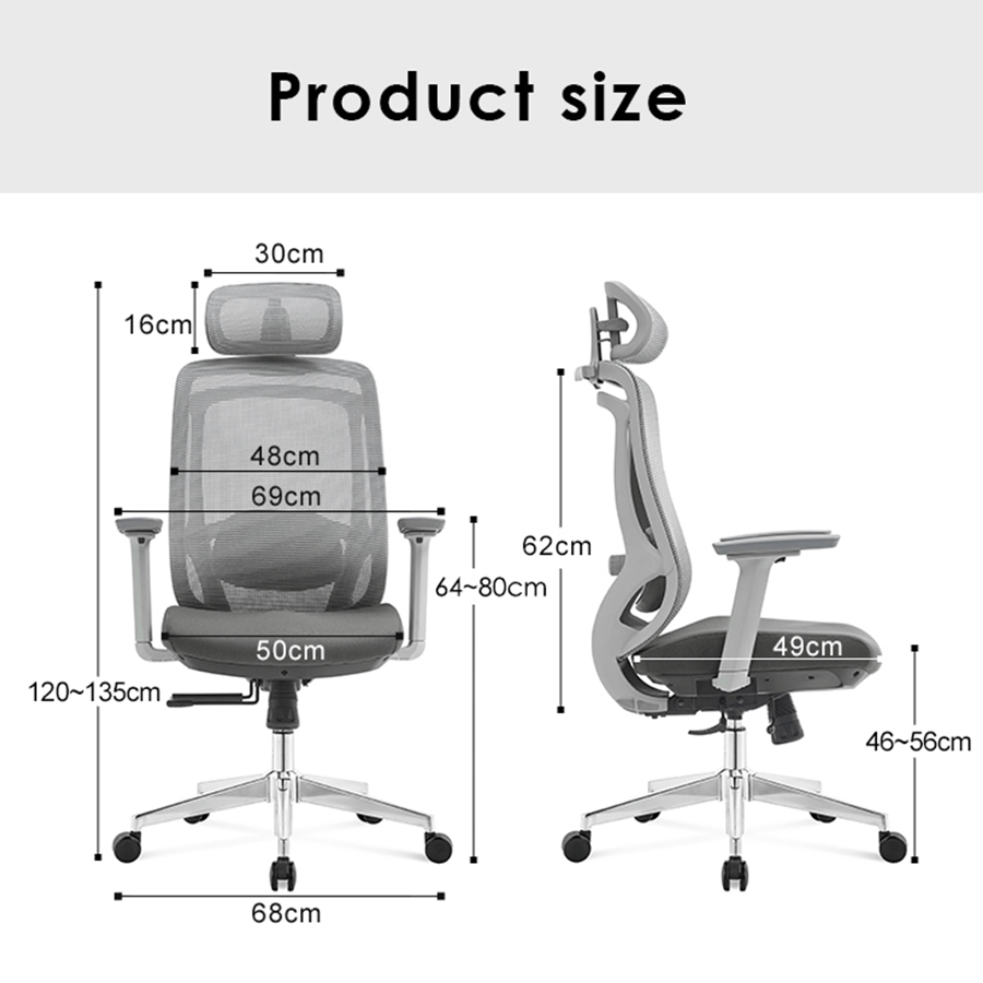 Icon High Back Seat Slide Office Chair
