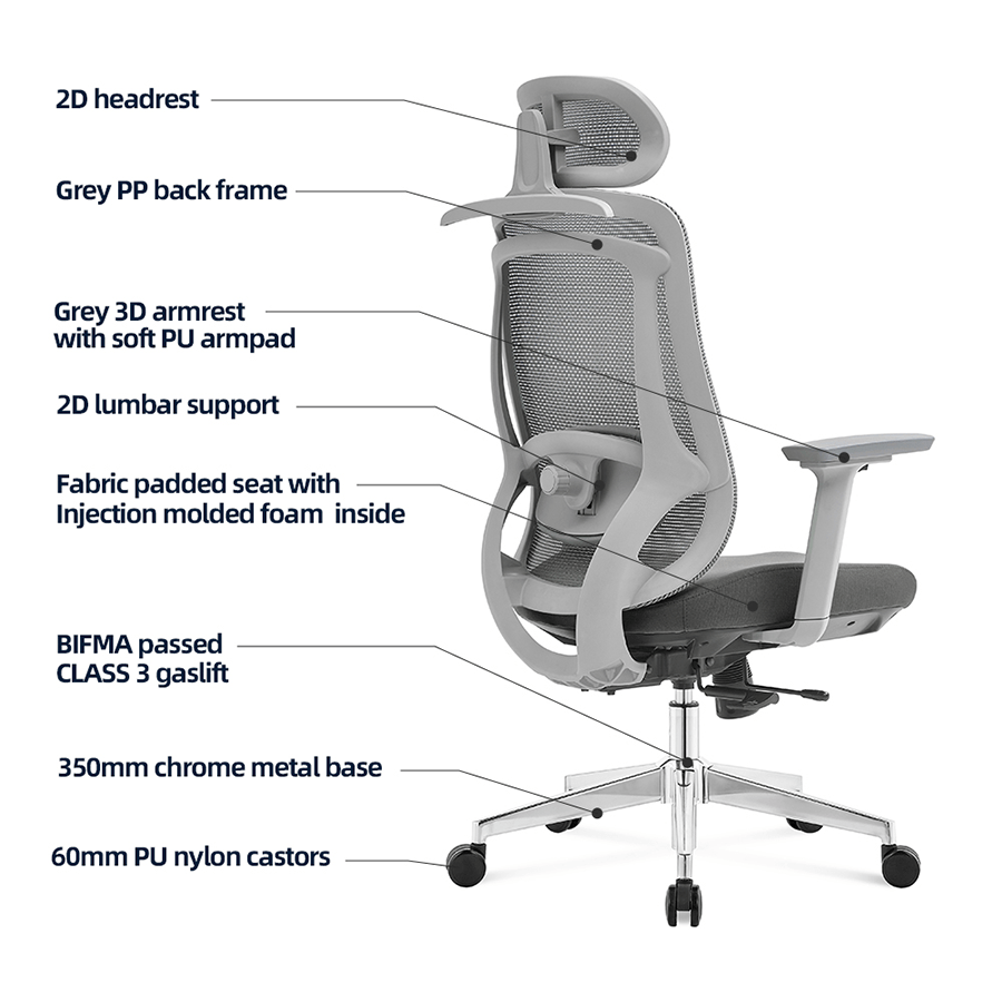 Icon High Back Seat Slide Office Chair