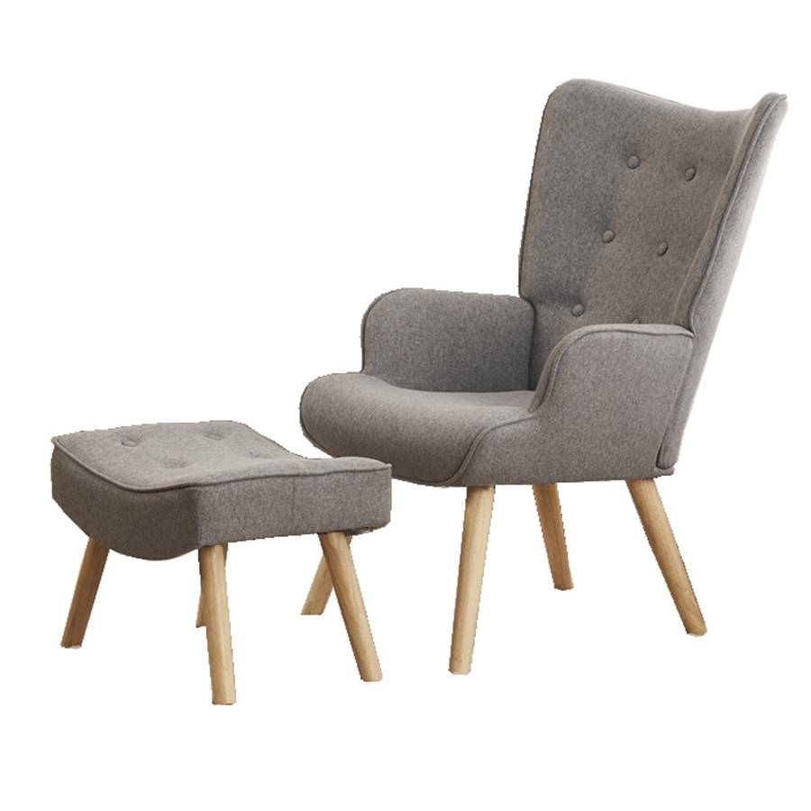 Ivan Armchair with Foot Stool Ivan Armchair with Foot Stool Mandaue Foam