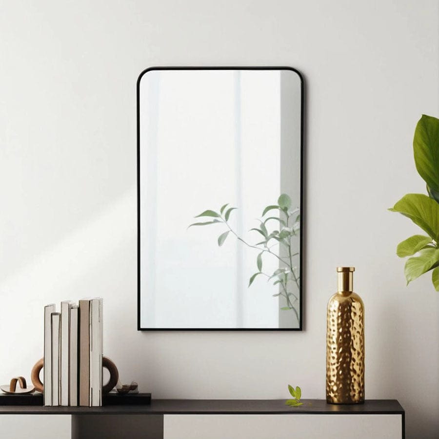 Jarves Black Rectangle Mirror 50x80 cm