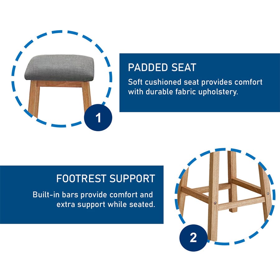 Jeon Square Bar Stool