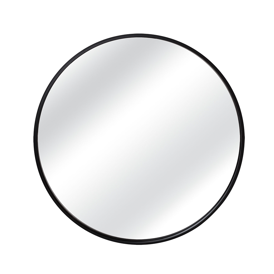 Jorn Black Round Wall Mirror Jorn Black Round Wall Mirror Mandaue Foam