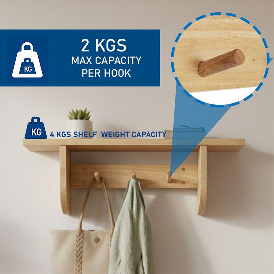 Jules Wall Hook with Shelf