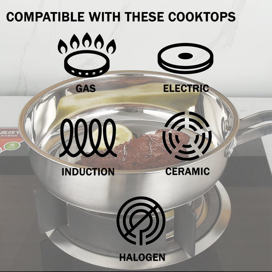 Kai Stainless Steel Frying Pan