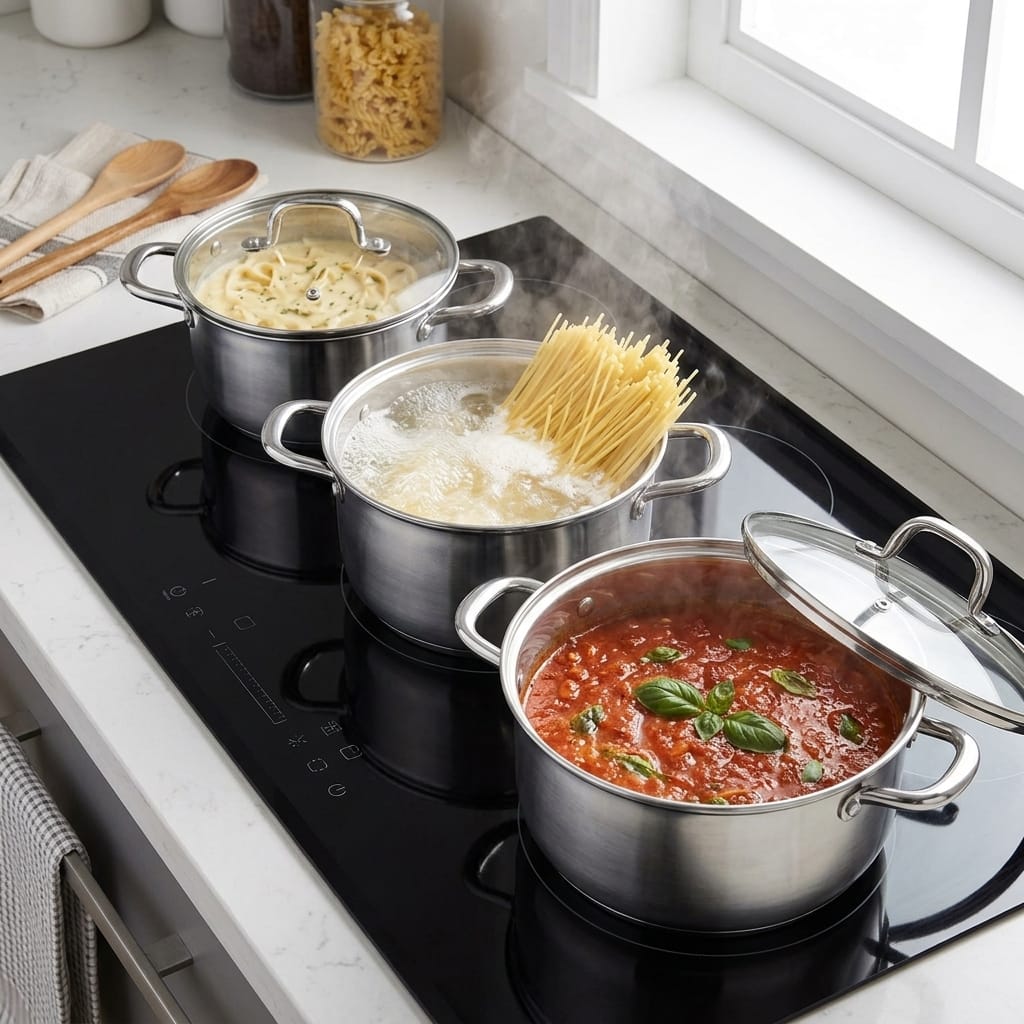 Kai Stainless Steel Soup Pot with Lid