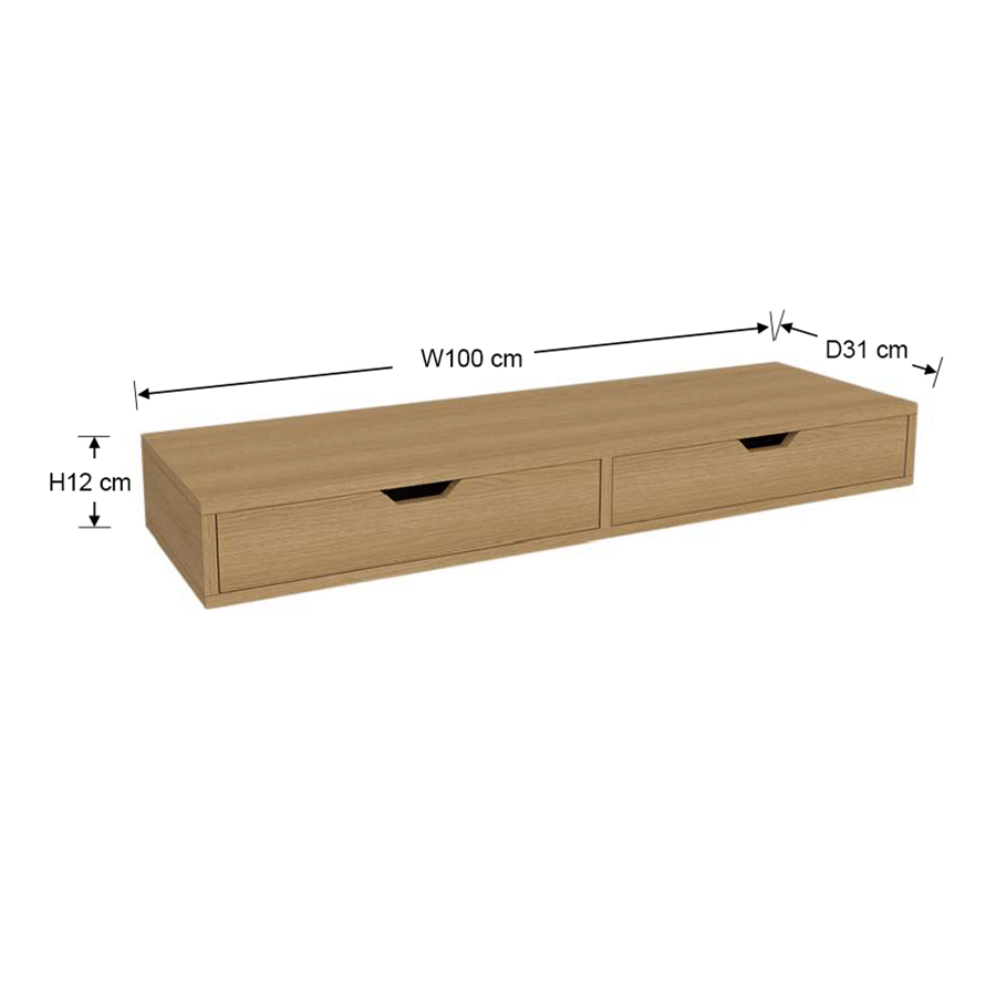 Katie Hanging Shelf with Drawer Katie Hanging Shelf with Drawer Mandaue Foam