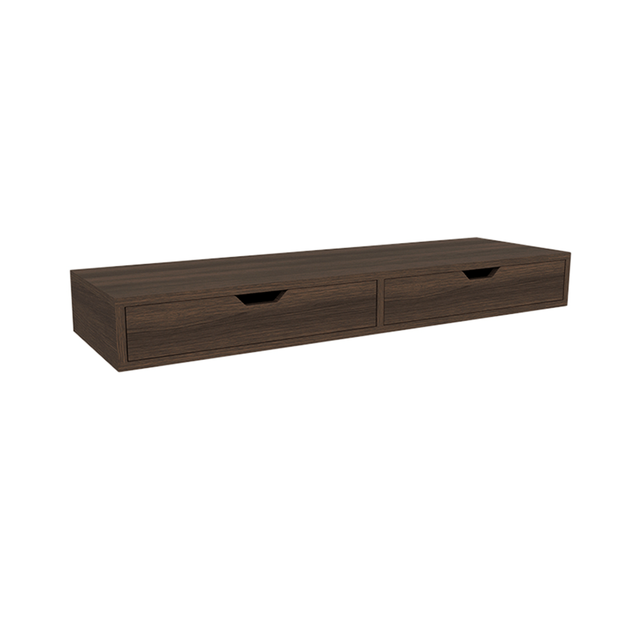 Katie Hanging Shelf with Drawer Katie Hanging Shelf with Drawer Brown Mandaue Foam
