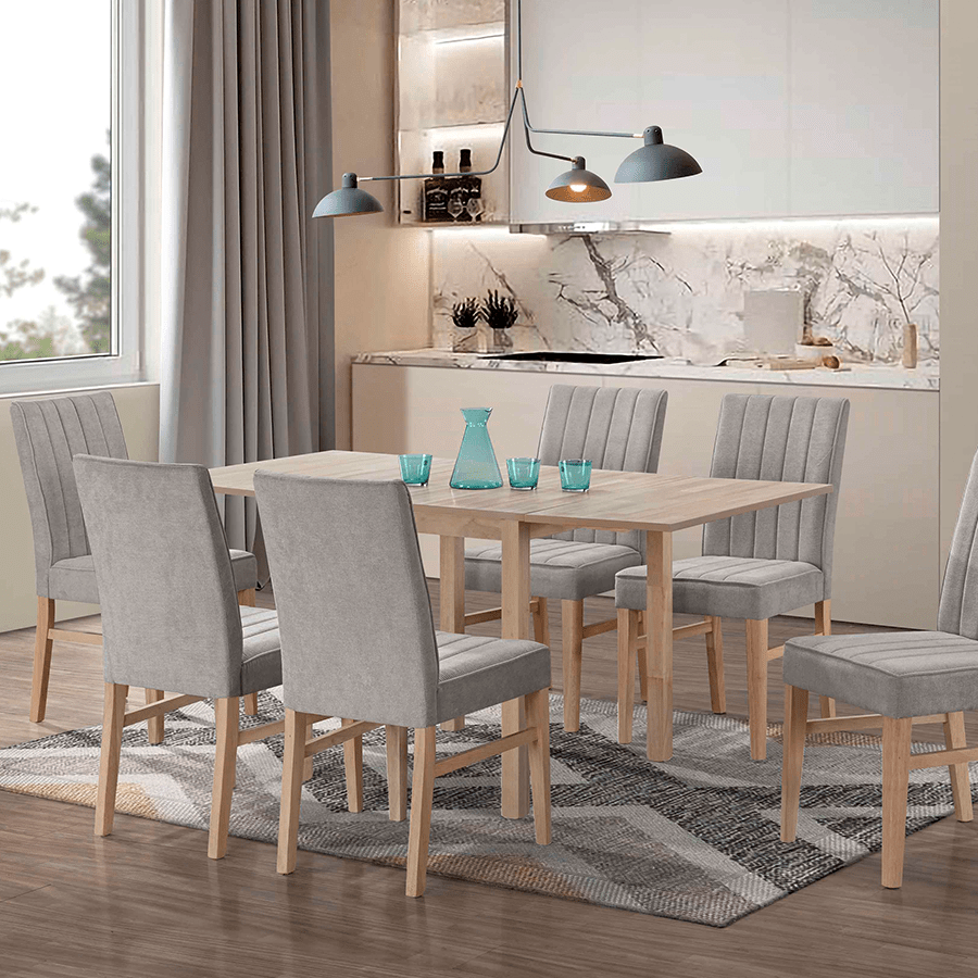 Keaton 80-160 Dropleaf Dining Table Keaton 80-160 Dropleaf Dining Table Mandaue Foam