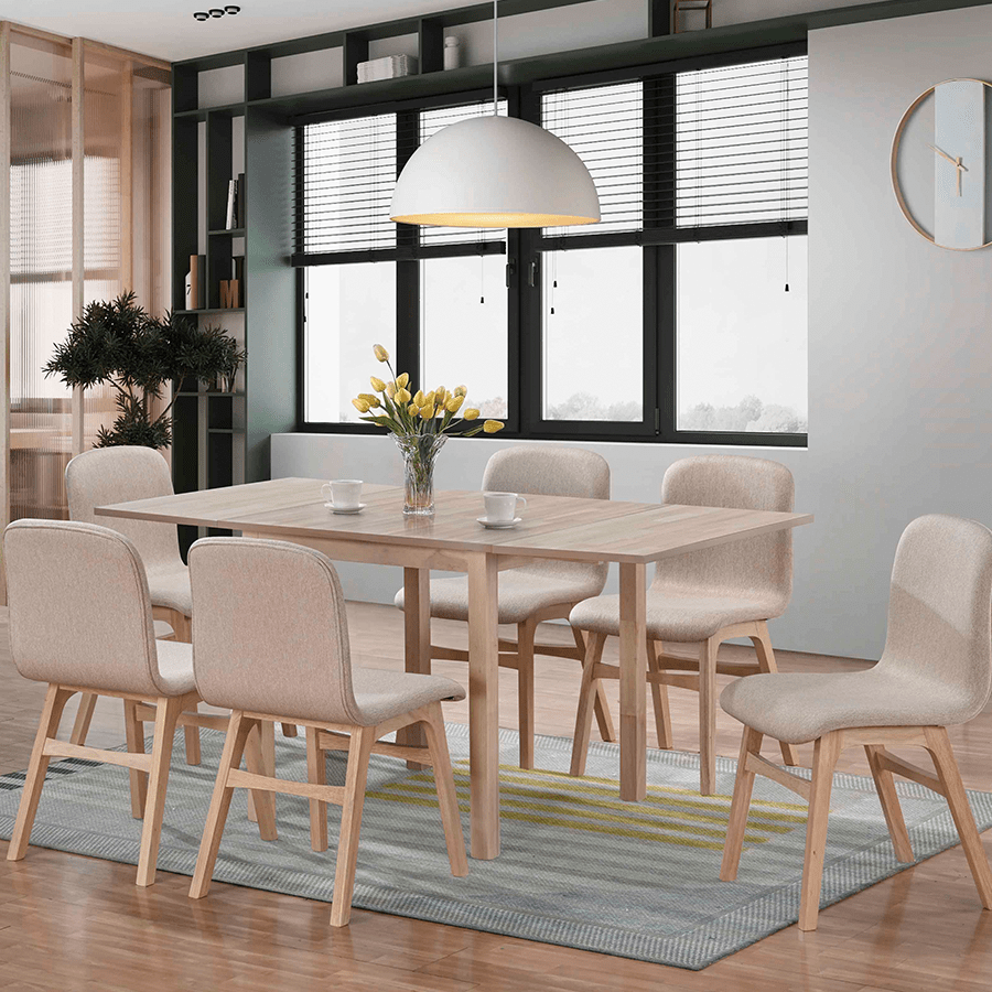 Keaton 80-160 Dropleaf Dining Table Keaton 80-160 Dropleaf Dining Table Mandaue Foam