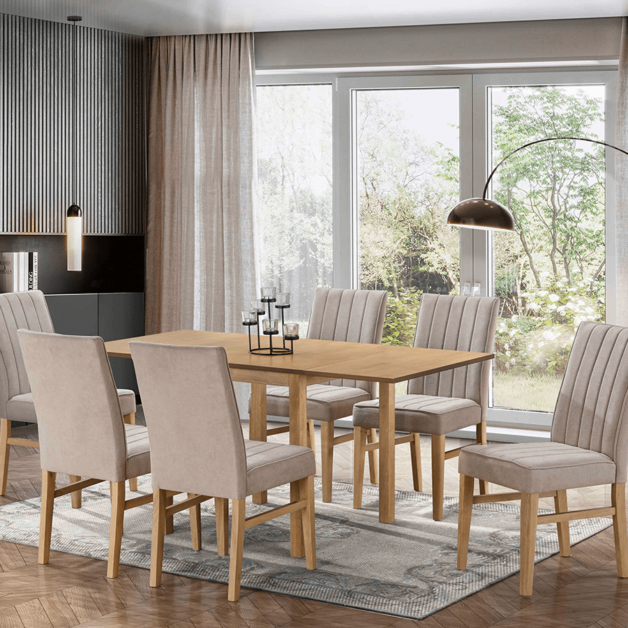 Keaton 80-160 Dropleaf Dining Table Keaton 80-160 Dropleaf Dining Table Mandaue Foam