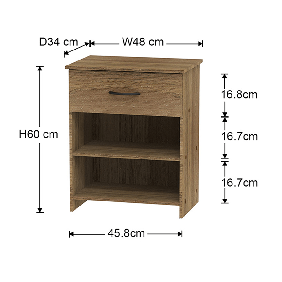 Kirt 1 Drawer Nightstand Kirt 1 Drawer Nightstand Mandaue Foam