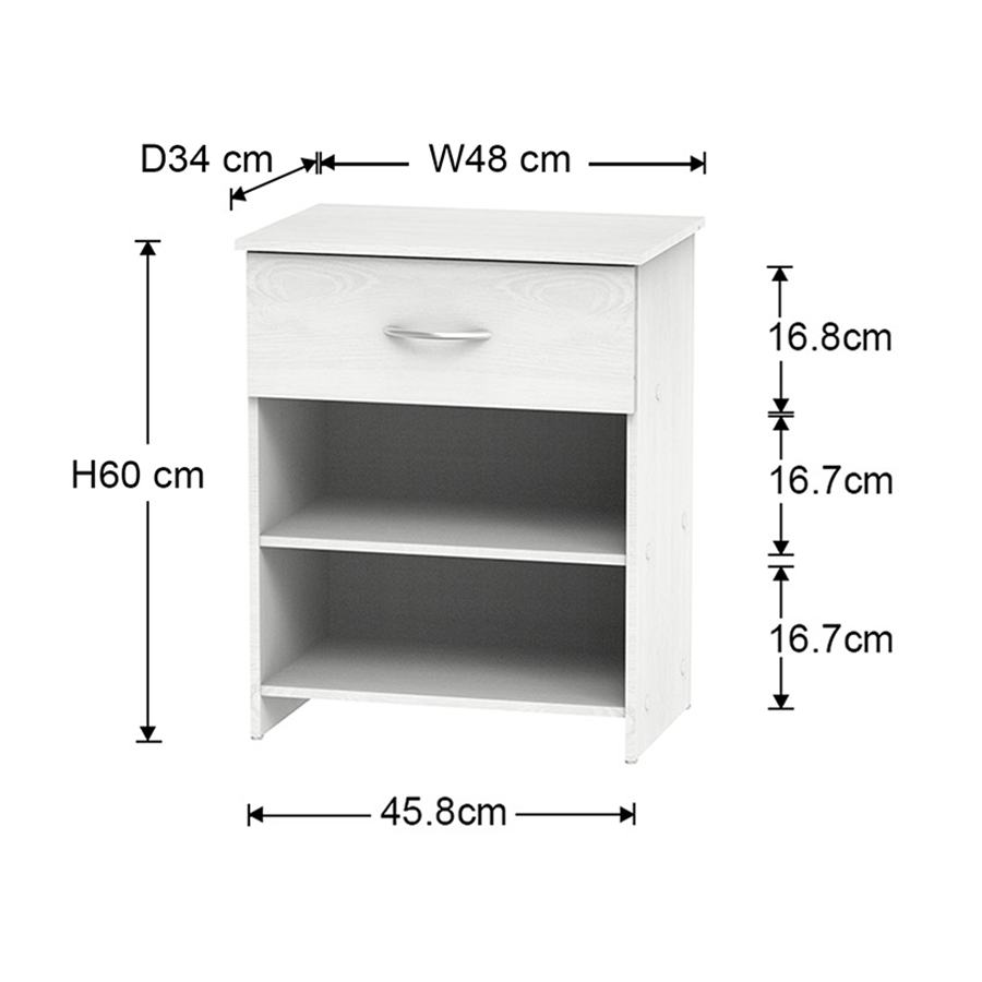 Kirt 1 Drawer Nightstand Kirt 1 Drawer Nightstand Mandaue Foam