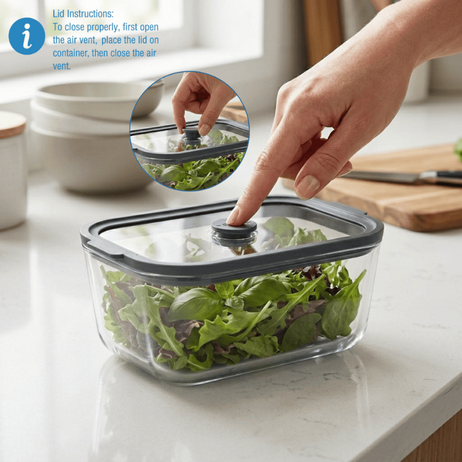 Knox Airtight Glass Container