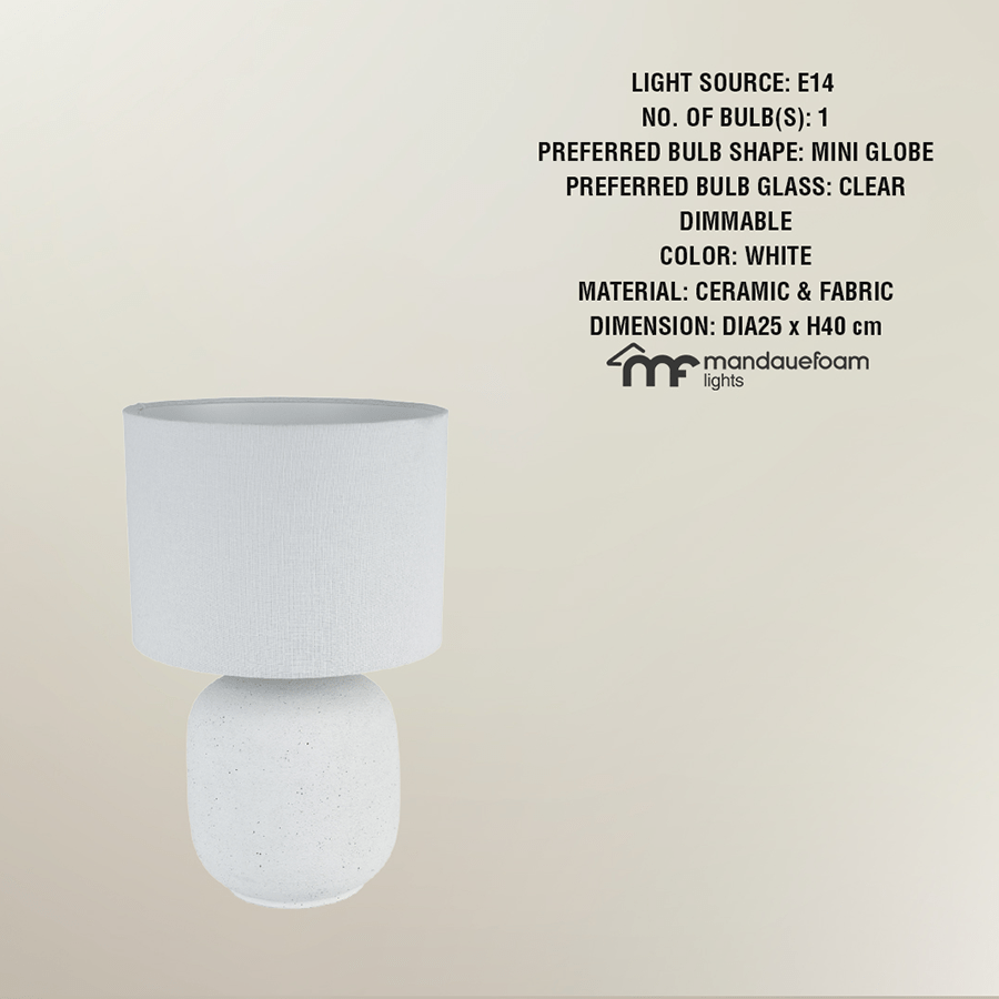 Kolya Ceramic Table Lamp Kolya Ceramic Table Lamp Mandaue Foam
