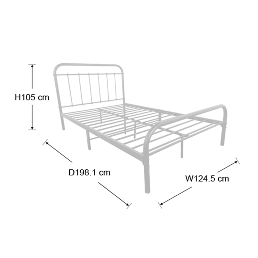 #size_Semi-Double Bed 48x75